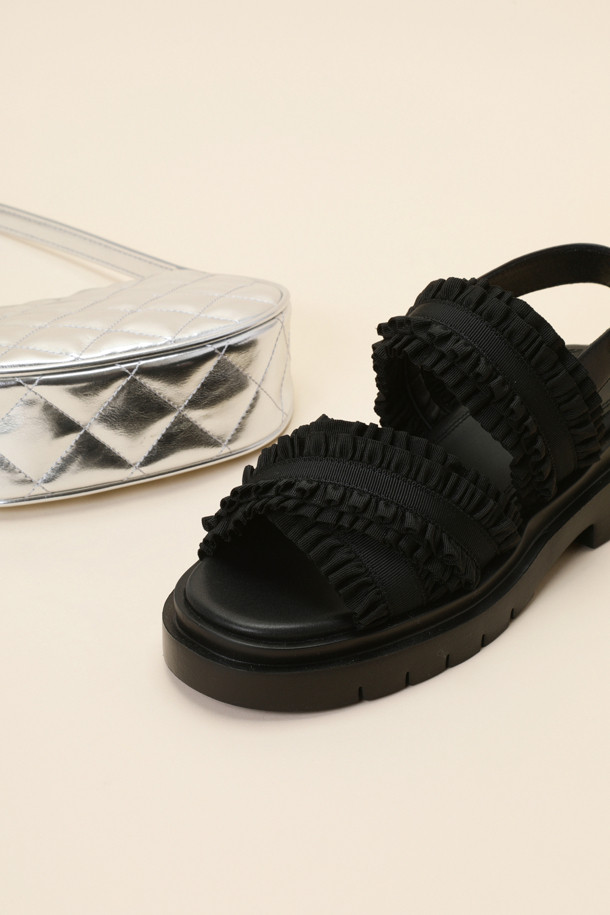 SUECOMMA BONNIE - 샌들 - [김나영 착용]Cancan 24 sandal(black)