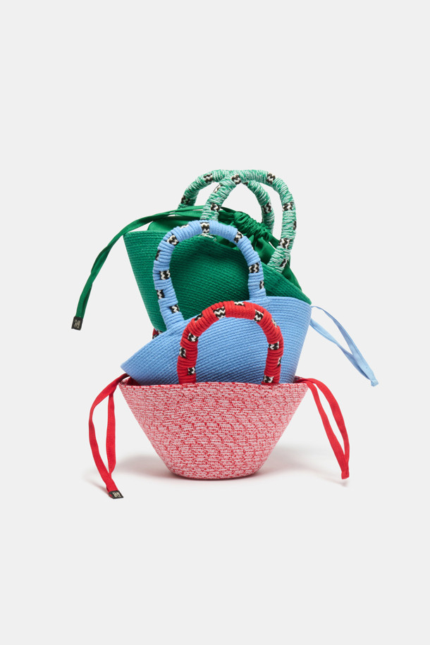 SUECOMMA BONNIE - 토트백 - NANNACAY X SCB Tote bag(green)