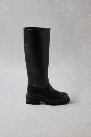 Fev_Young muze long boots(black)