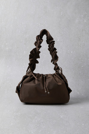 Fev_Ruffle bag_large(brown)