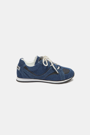 Point Line sneakers(dark blue)