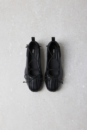 Fev_Comfy ballet sneakers(black)
