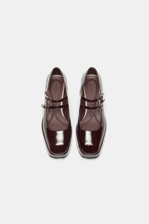 Mary jane platform flat(brown)
