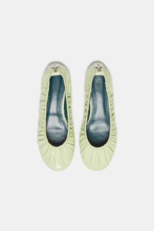 Shrring flats(mint)