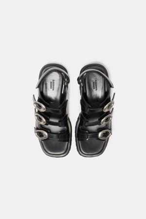 Buckle sandal(black)