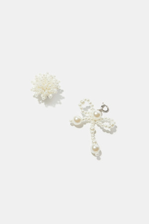 Shoe-topping pearl set(white)