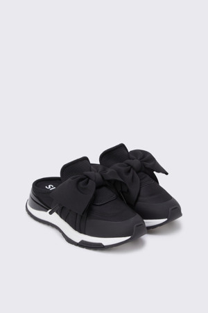 Ribbon mlue sneakers(black)