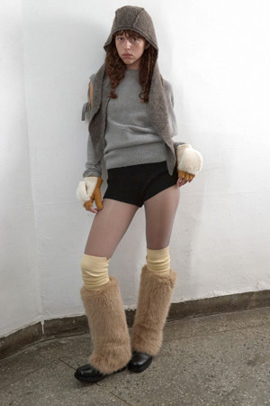 Furridge long boots(black)