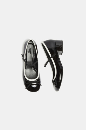 Ribbon piping flat(black)