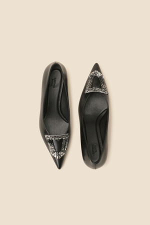 Polygon pumps(black)