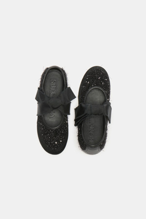 Bow flats(black)