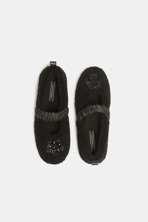 Furridge mary jane flats(black)