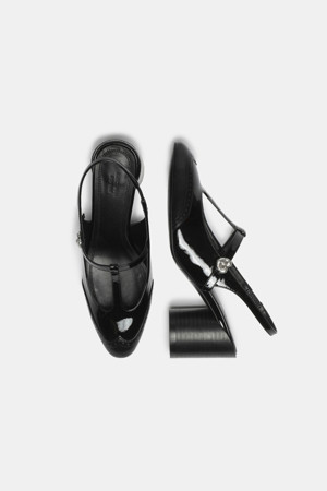 Cle sling back shoes(black)