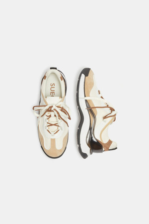 Wave line sneakers(beige)
