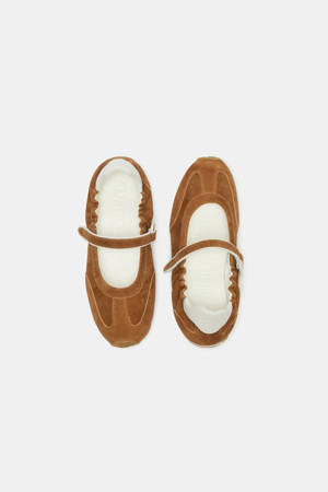 Stitch mary jane sneakers(brown)