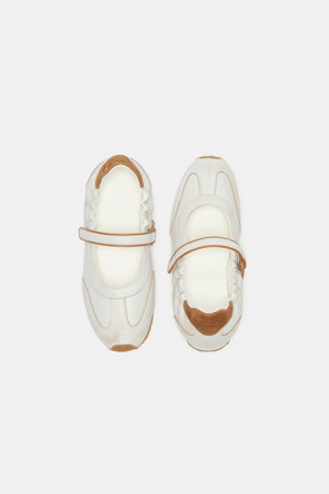 Stitch mary jane sneakers(white)