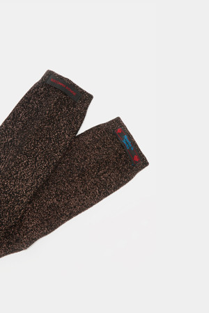[IHM]Glitter socks(brown)