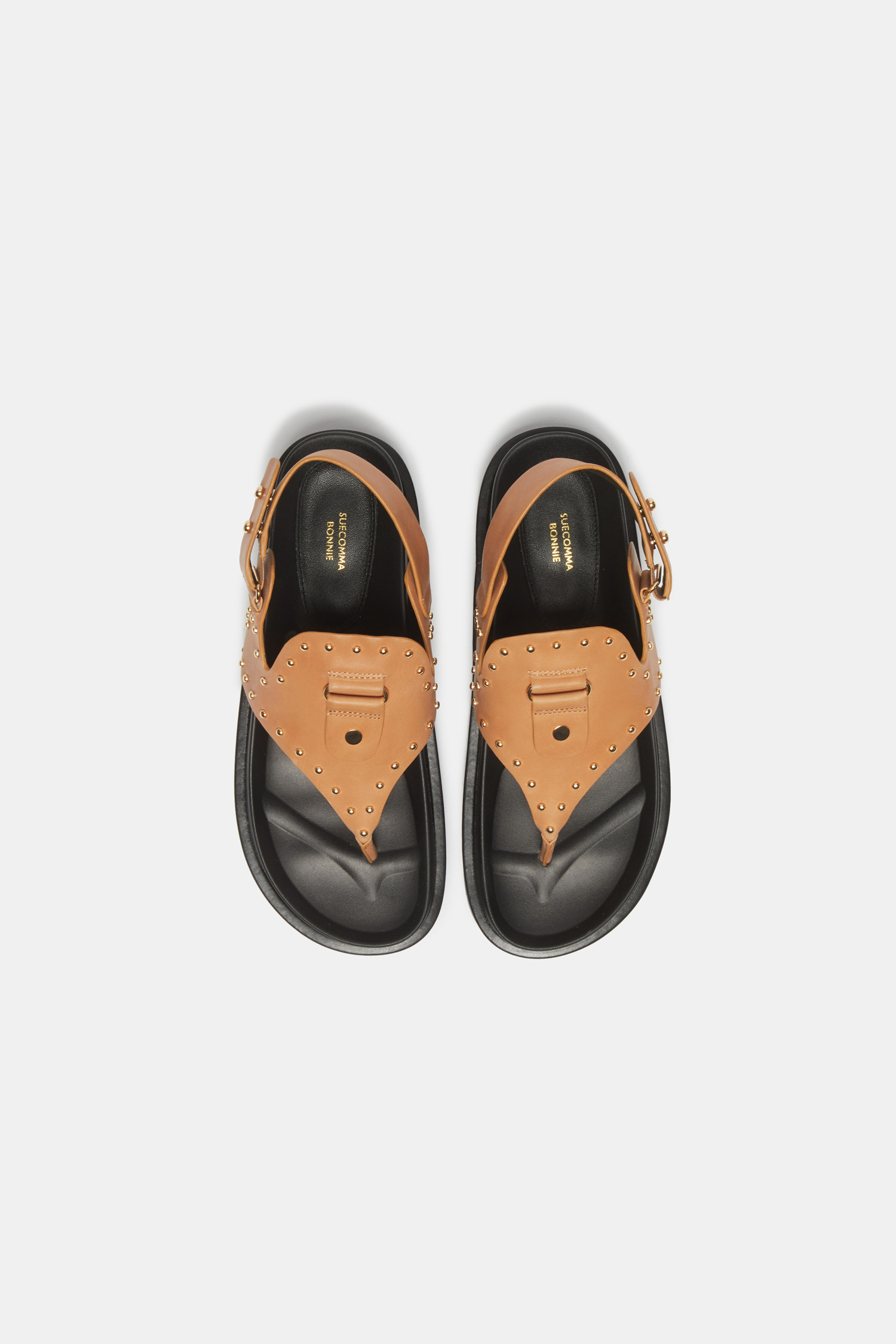 SUECOMMA BONNIE ◆ Line Buckle Strap Sandal(brown) Designer fashion, Seoul-fully created | W Concept