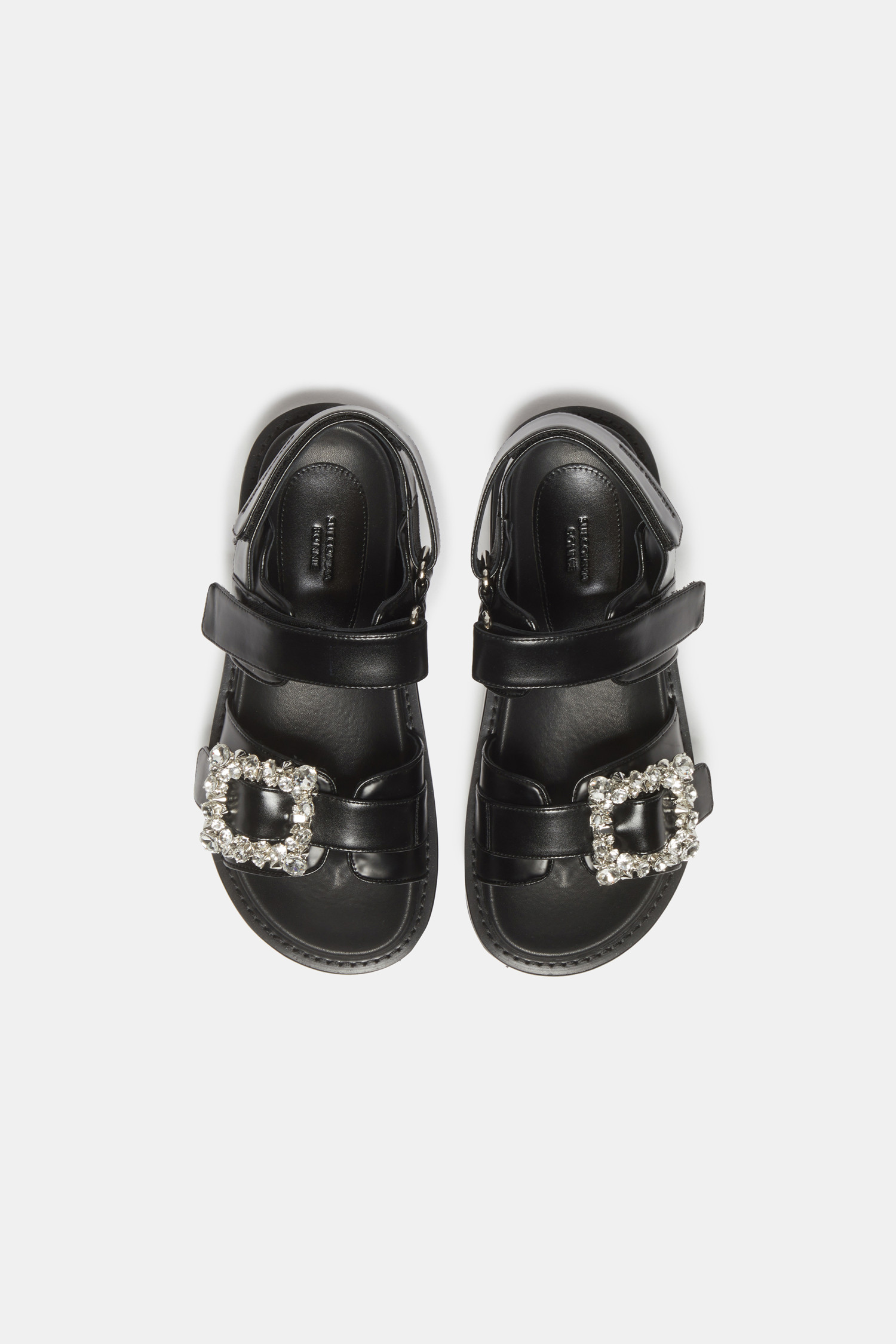 ★SUECOMMA BONNIE★ Buckle sandalblack DG2AM25016BLK Stud heel sandal(grey)_SUECOMMA BONNIE - 코오롱몰