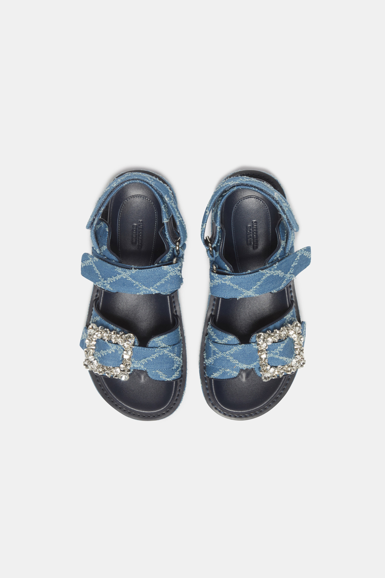 ★SUECOMMA BONNIE★ Buckle slide sandalblue DG2AM25015BLU SUECOMMA BONNIE-Buckle slide sandal(blue)_DG2AM25015BLU
