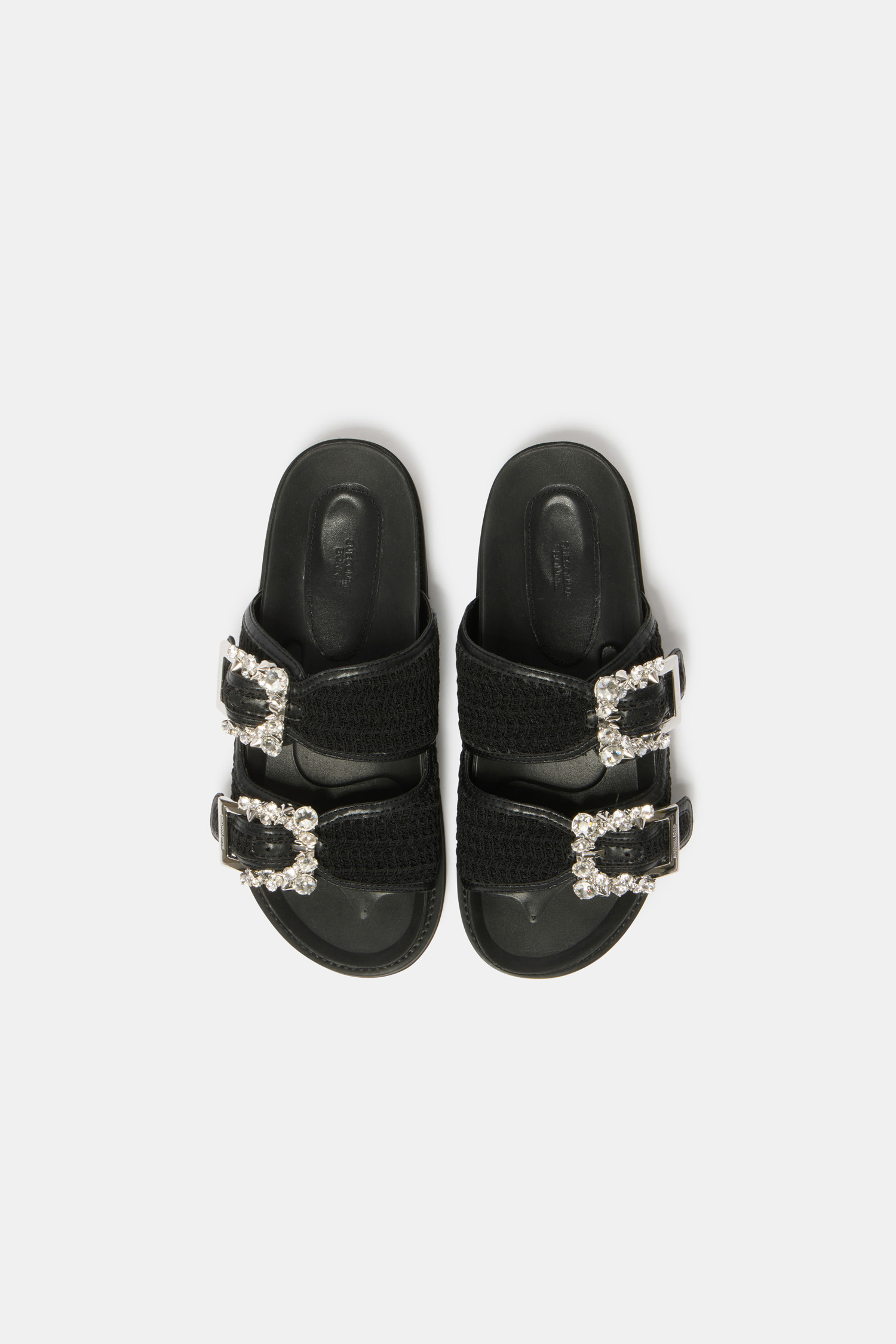 ★SUECOMMA BONNIE★ Buckle slide sandalbrown DG2AM25015BRN 슈콤마보니(SUECOMMA BONNIE) Buckle slide sandal(brown)_