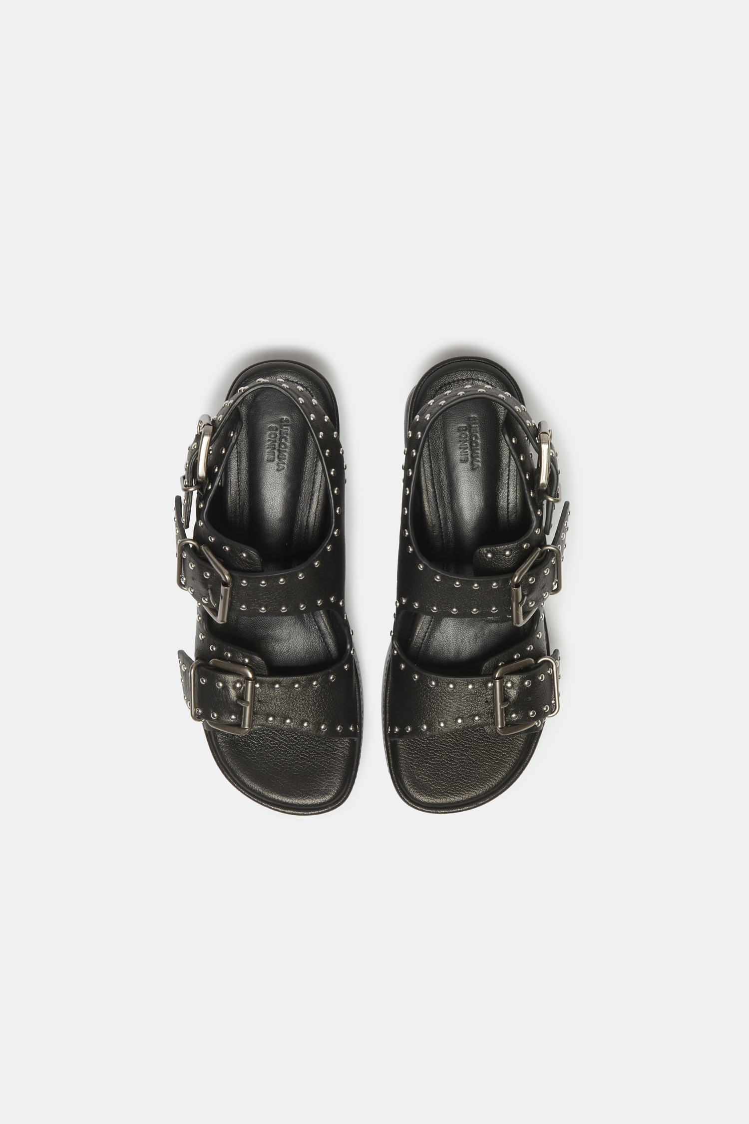 ★SUECOMMA BONNIE★ Pompom heel sandalblack DG2AM25010BLK Stud platform sandal(black)_SUECOMMA BONNIE - 코오롱몰