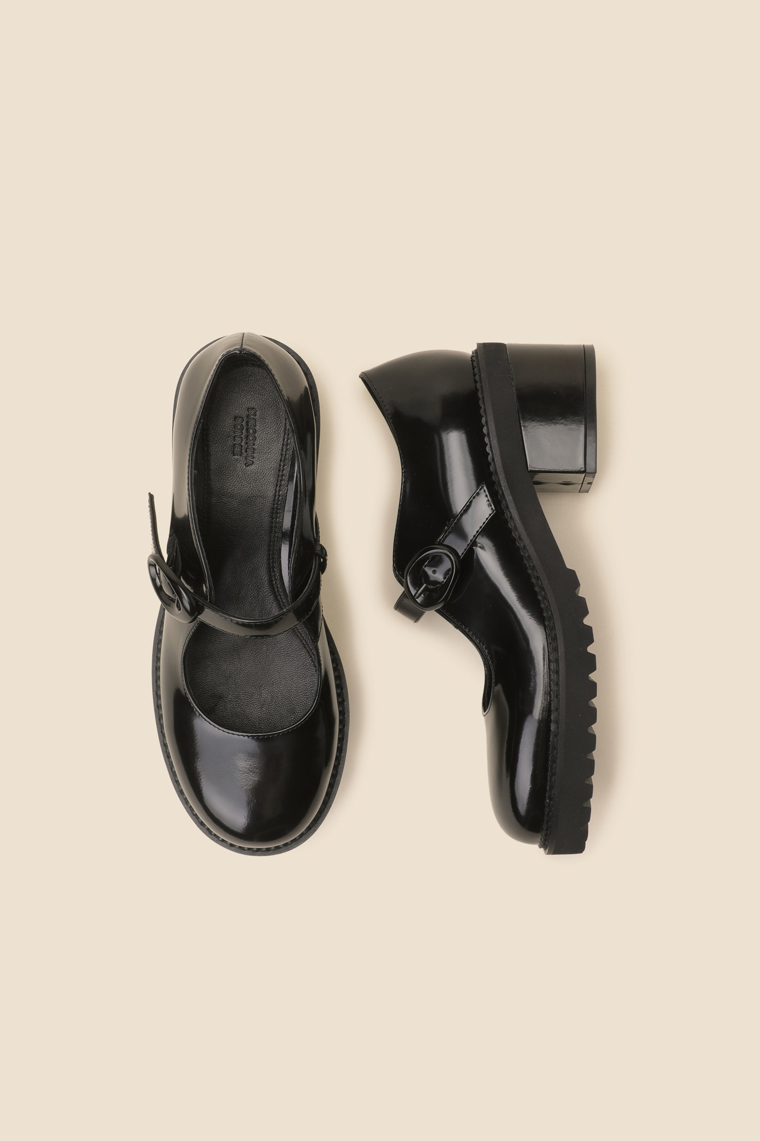 ★SUECOMMA BONNIE★ Buckle loaferblack DG1DS25015BLK SUECOMMA BONNIE-Buckle loafer(black)_DG1DS25015BLK│삼성물산