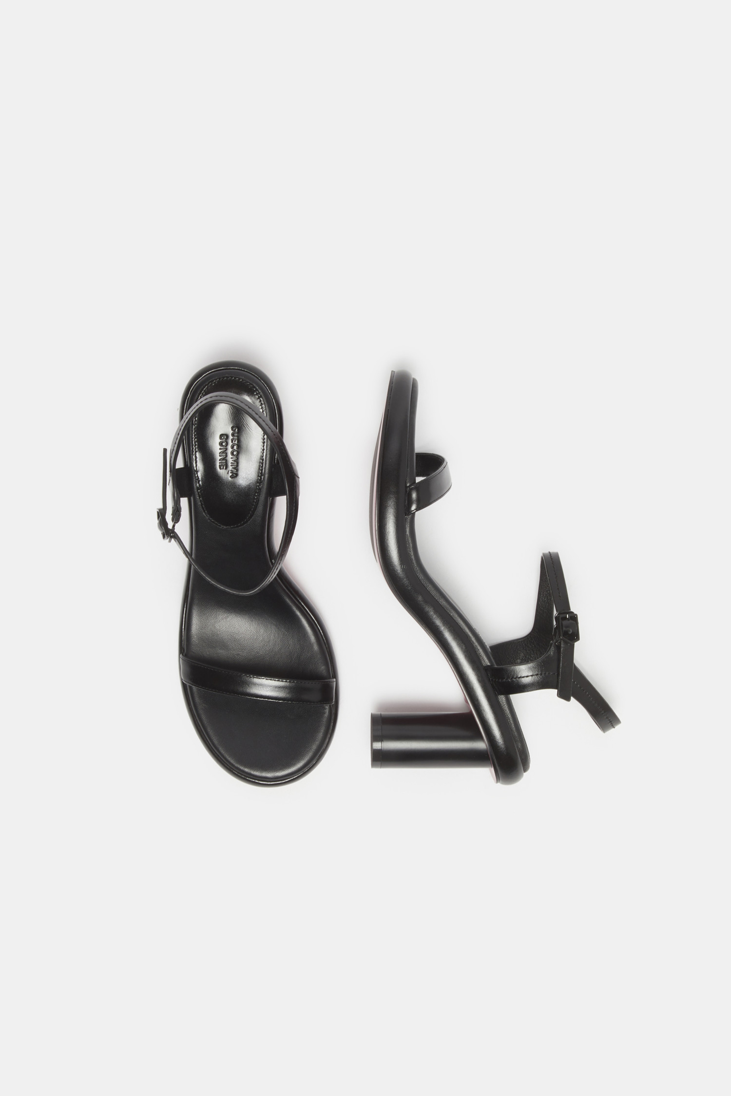 ★SUECOMMA BONNIE★ Ring sandalblack DG2AM25003BLK SUECOMMA BONNIE] 포인트 샌들 블랙