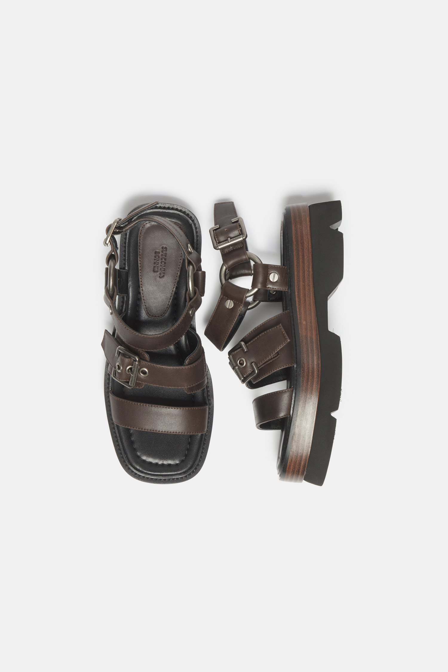 Biker sandal(brown)_SUECOMMA BONNIE - 코오롱몰