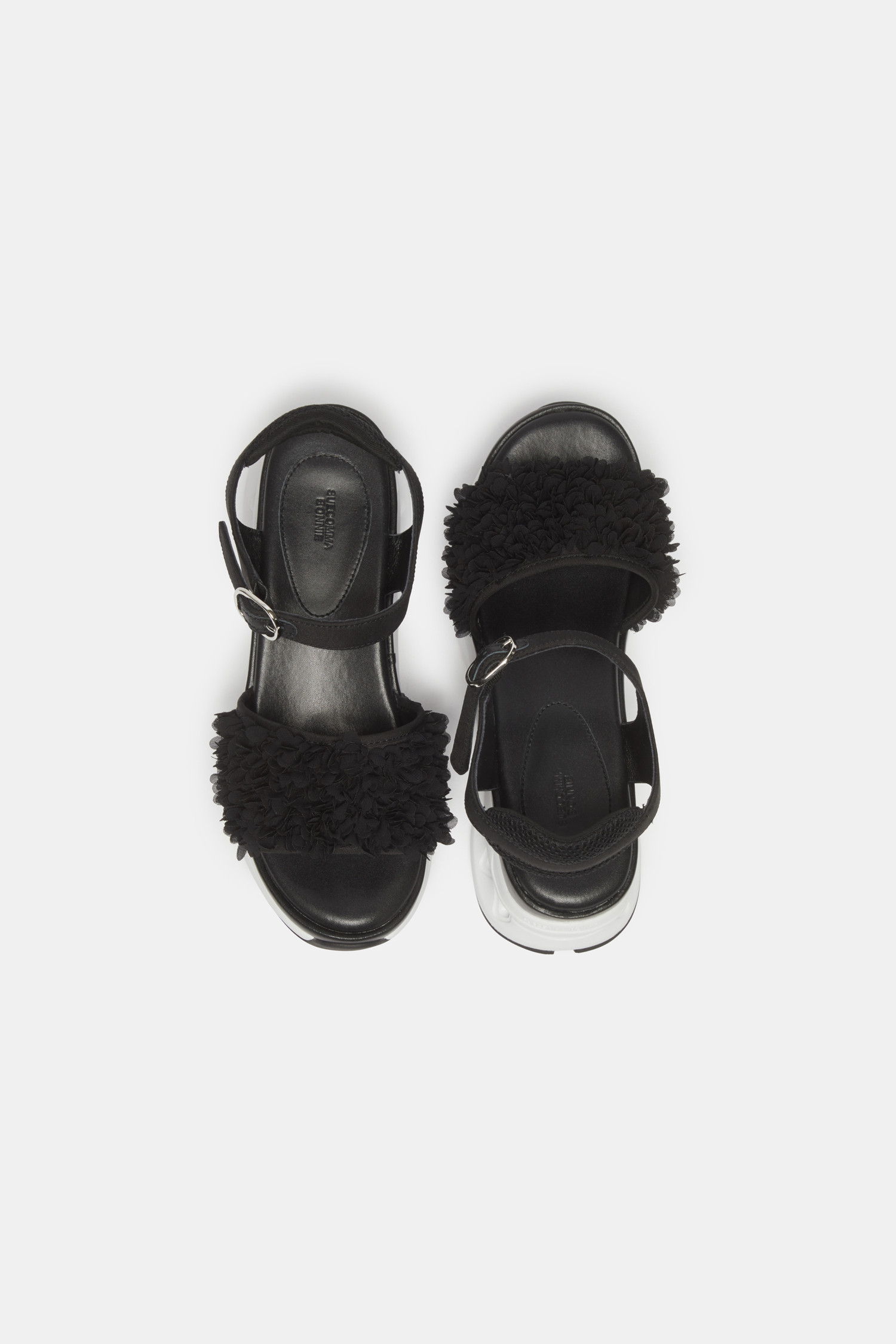 Flower strap sandal(black)_SUECOMMA BONNIE - 코오롱몰