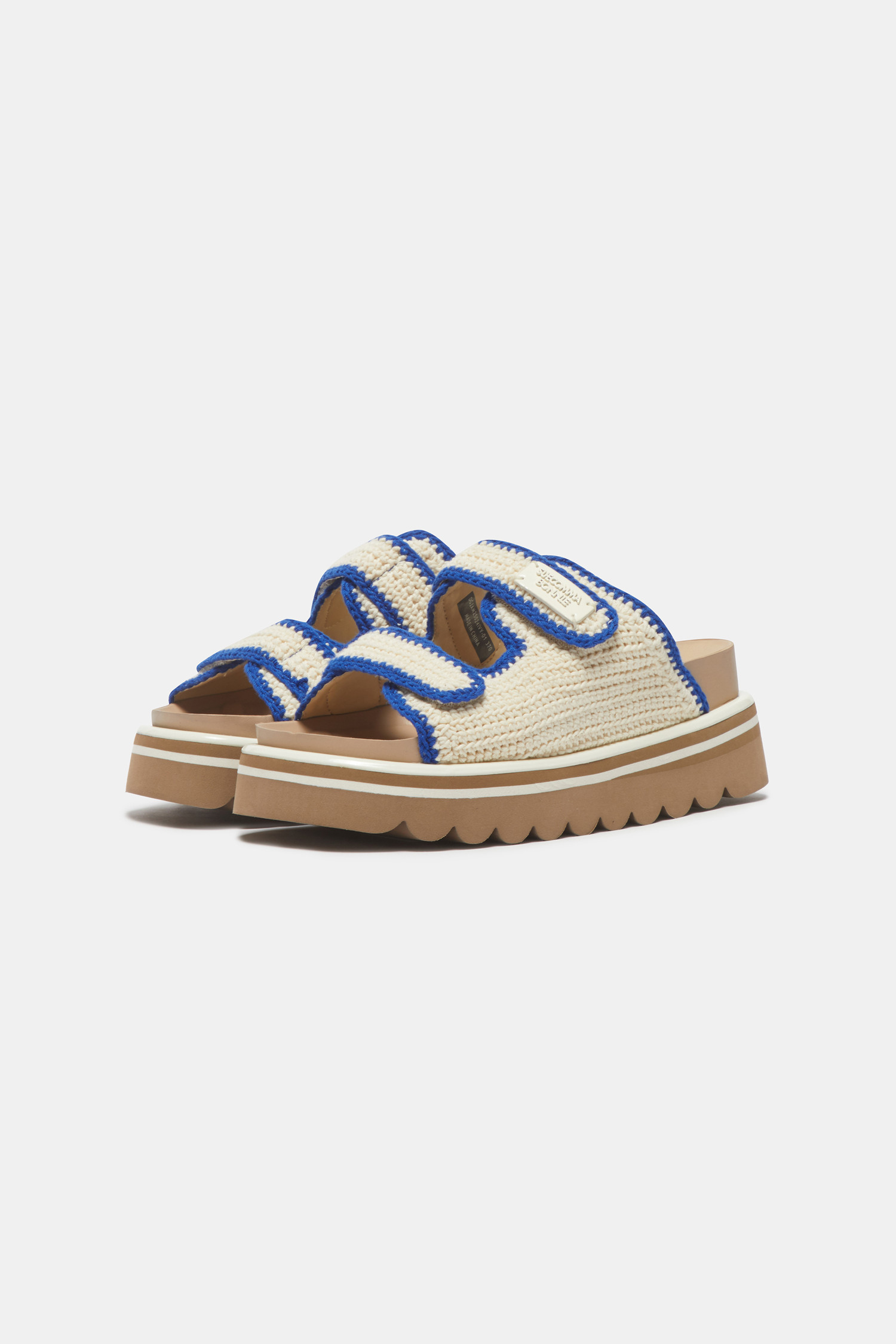 김나영 착용]Knit slide sandal(ivory)_SUECOMMA BONNIE - 코오롱몰