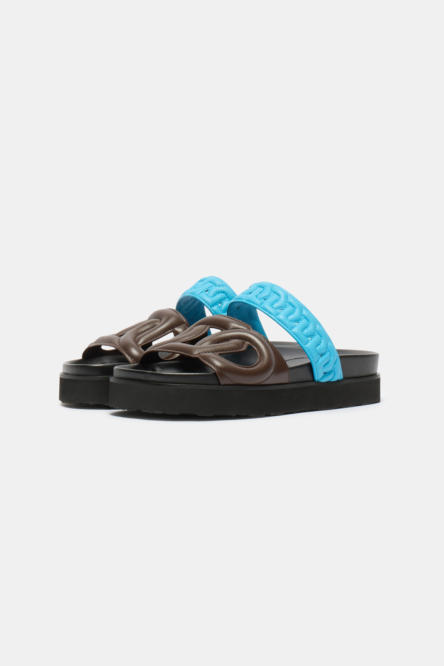 ★SUECOMMA BONNIE★ Polygon slide sandalpink DG2AM25037PIK Polygon slide sandal(white)_SUECOMMA BONNIE - 코오롱몰