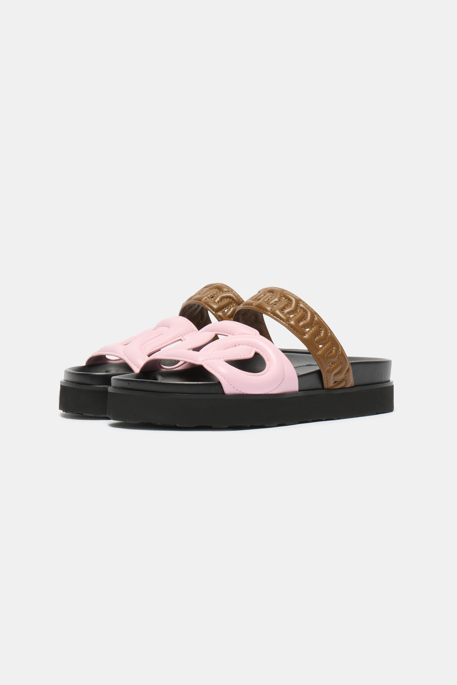 SUECOMMA BONNIE ◆ Stripe ribbon sandal(pink) Stripe ribbon sandal(pink)_SUECOMMA BONNIE - 코오롱몰