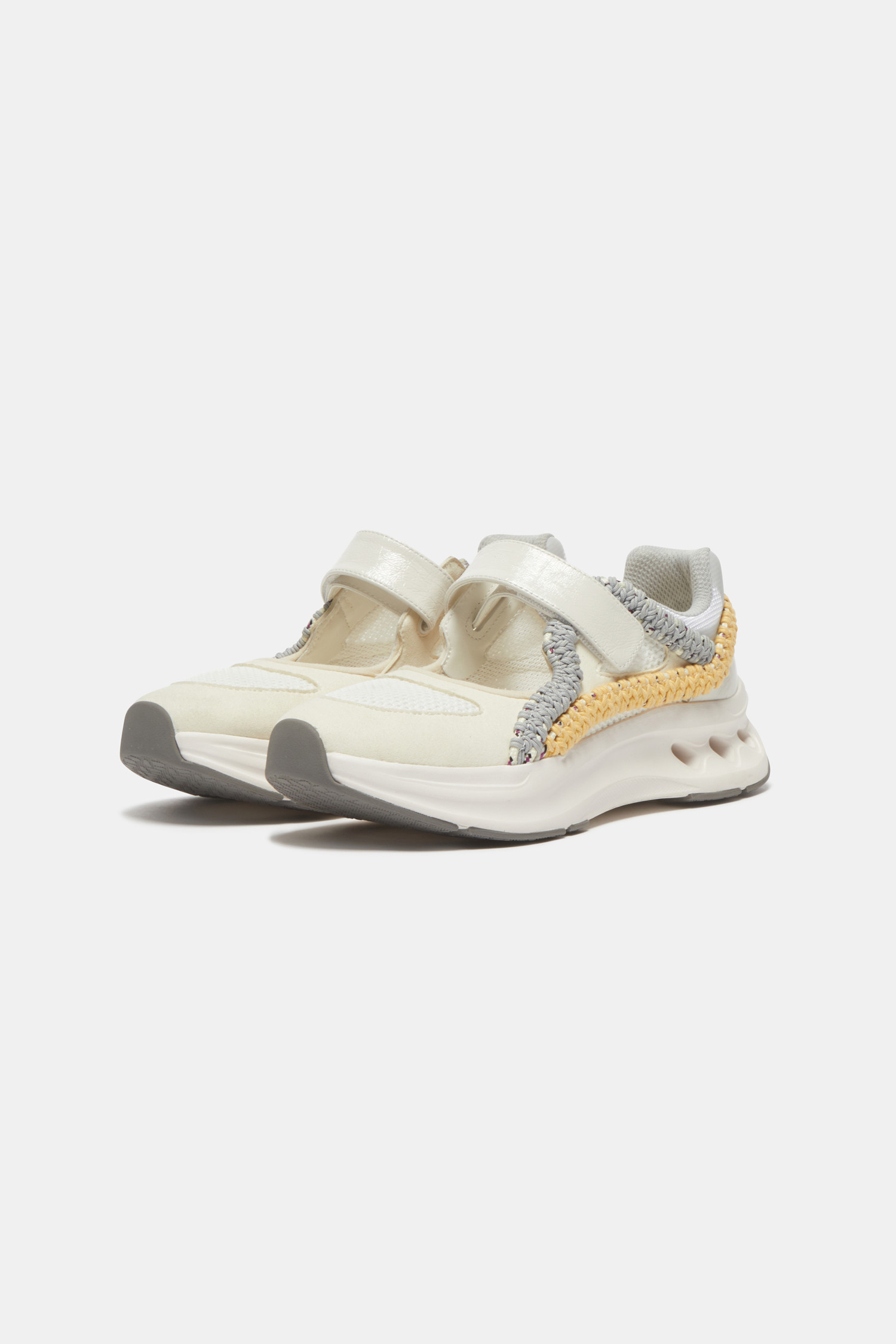 SUECOMMA BONNIE][김나영 착용]Selection mary jane sneakers(ivory)