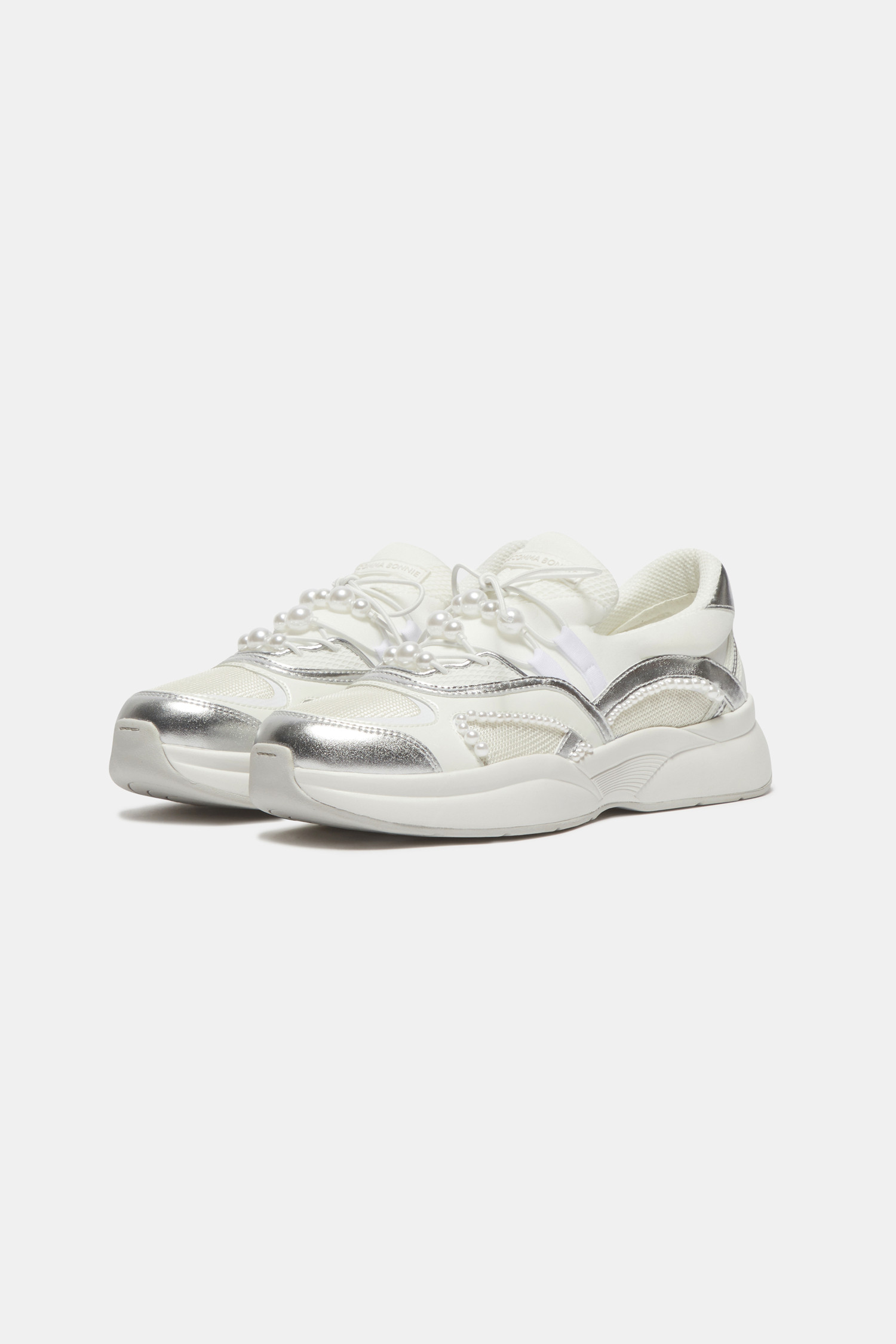 슈콤마보니(SUECOMMA BONNIE) Pearl sneakers(white)_
