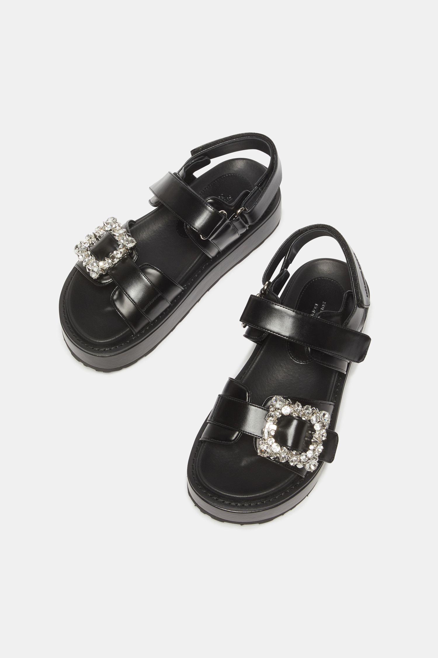 ★SUECOMMA BONNIE★ Buckle slide sandalbrown DG2AM25015BRN SUECOMMA BONNIE-Fling star sandal(black)_DG2AM25038BLK│삼성