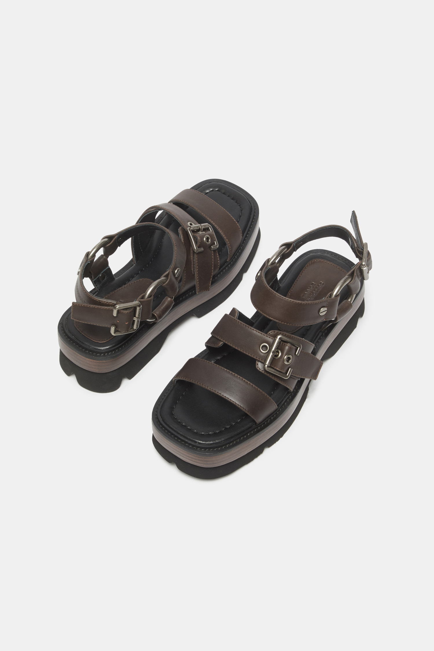 ★SUECOMMA BONNIE★ Knit slide sandalivory DG2AM25024IVY Biker sandal(brown)_SUECOMMA BONNIE - 코오롱몰
