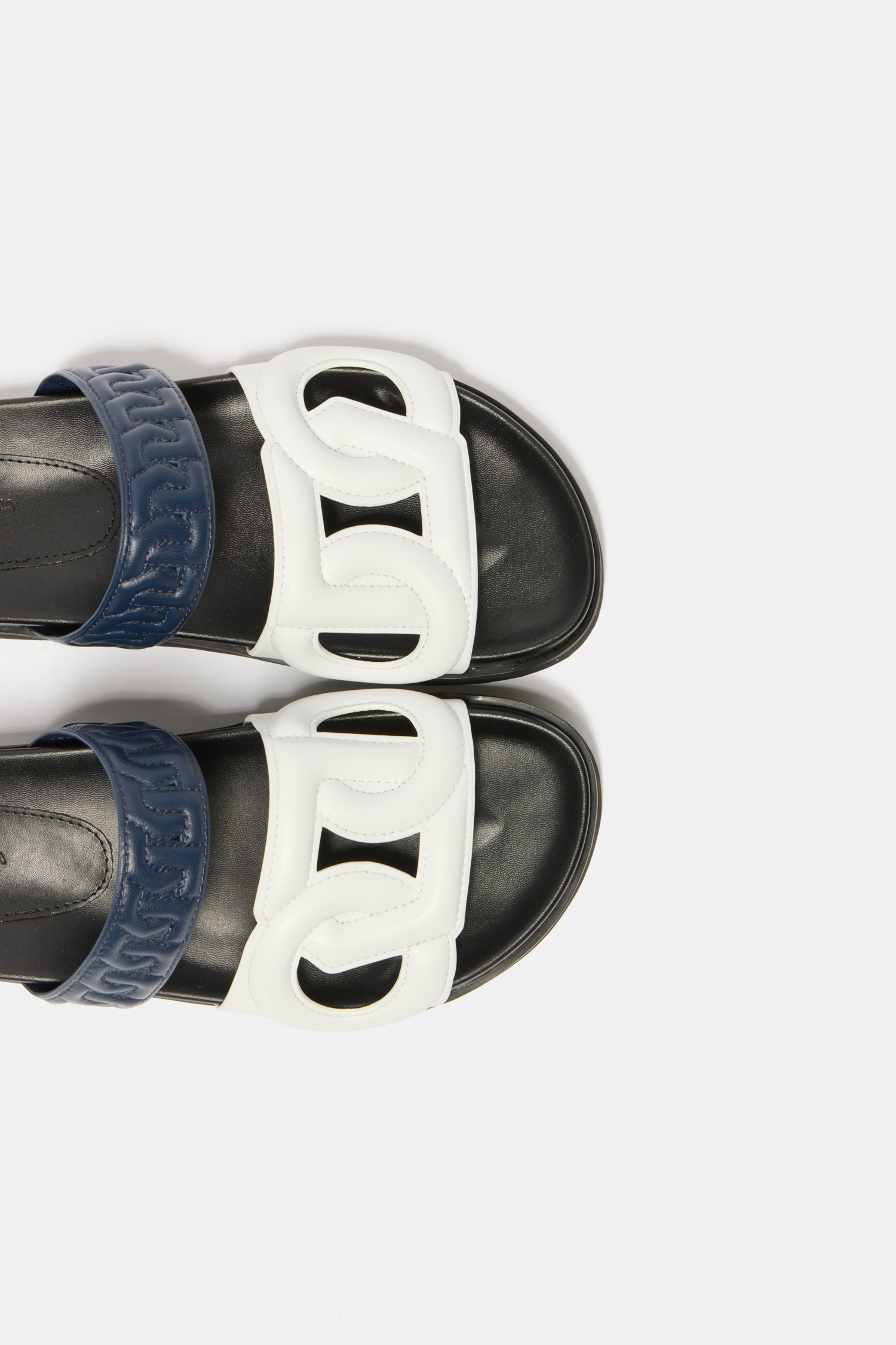 SUECOMMA BONNIE-Polygon slide sandal(white)_DG2AM25037WHT