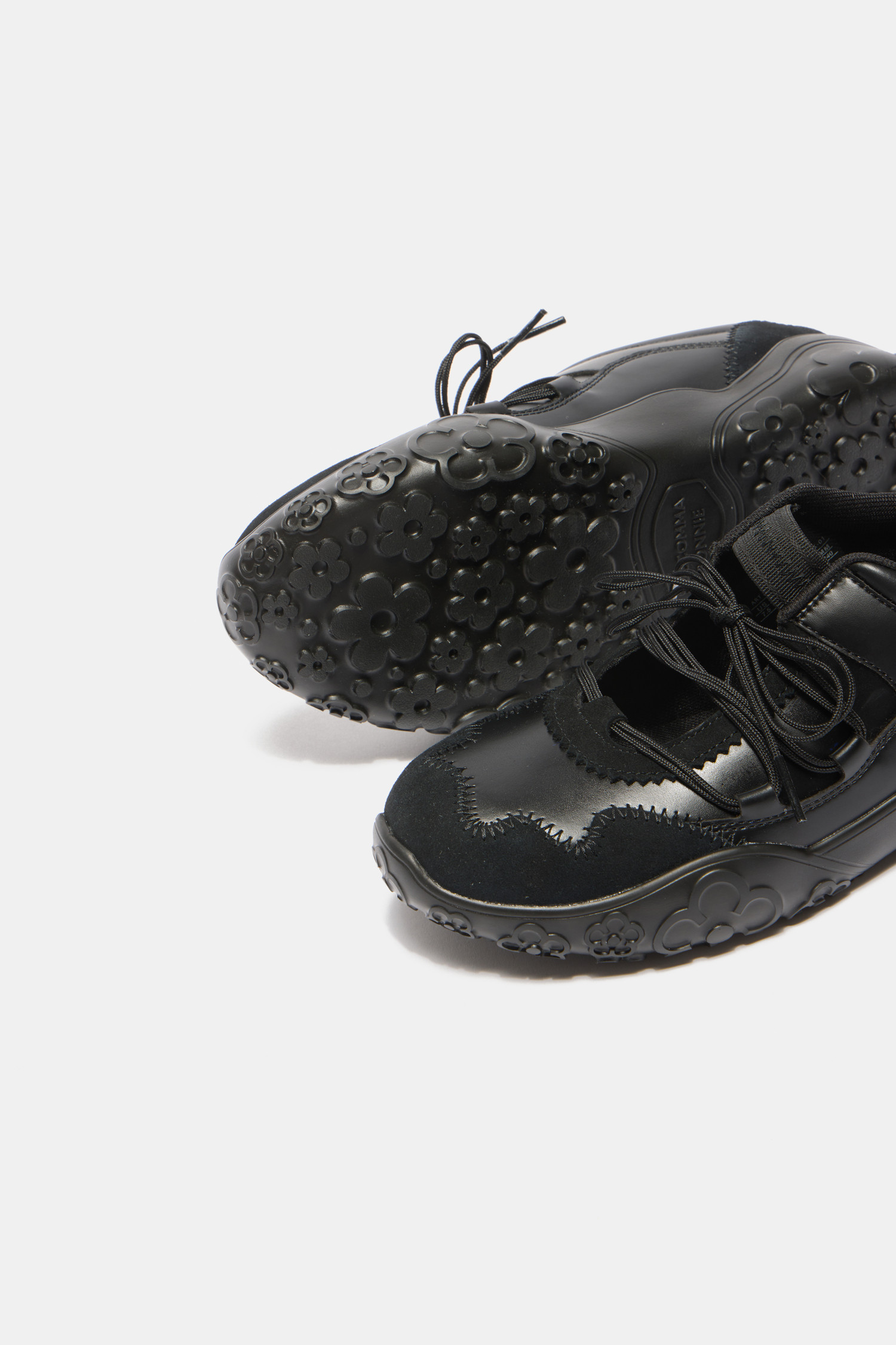 SUECOMMA BONNIE] New blossom sneakers(black) - 여성 블랙