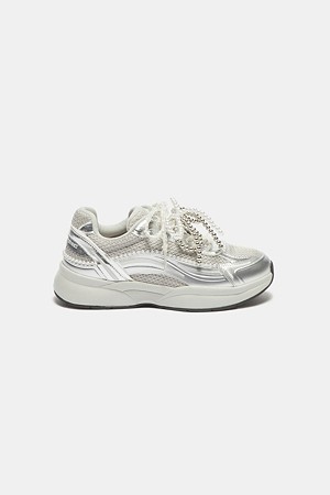 [리오더] New delight sneakers(silver)