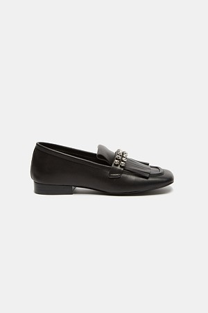 Tassel Crystal Loafer(black)