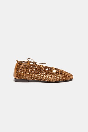 Crochet string flat(brown)