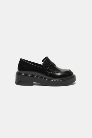 Coin penny loafer(black)