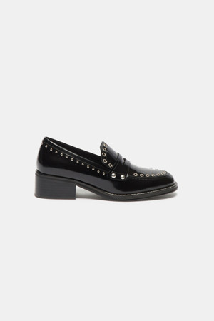 Studs loafer(black)