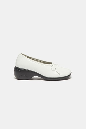 Ribbon comfort flats(ivory)