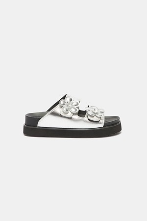 Posy platform slide(silver)