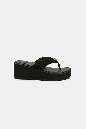 Jewelry platform flip-flop(black)