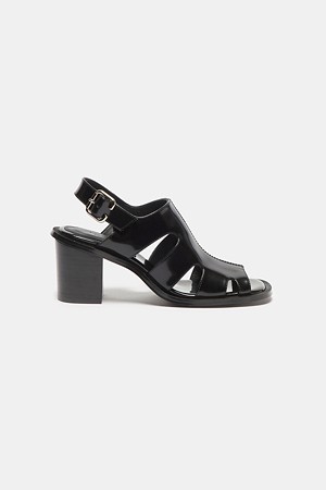 Strap heel sandal(black)
