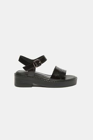 Punching mid sandal(black)