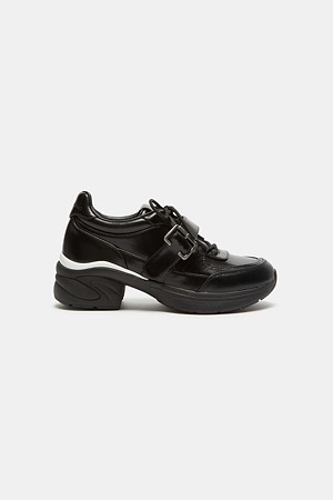 Buckle  sneakers(black)